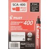 Pilot sca-400-r – Pack of 12 Permanent Markers Conical Tip,