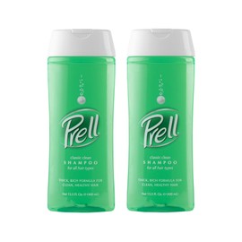 Prell Classic Clean Shampoo for All Hair Types, 13.5 fl oz - Pack of 2