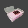 Two Layers Eyelash Grafting Pallet with Cover, Dust-proof Acrylic Lash