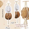 Yulejo Macrame Hat Hangers Boho Hat Rack Cowboy Hat Hanger