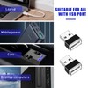 Sylvil 5 PCS USB LED Car Interior Atmosphere Lamp, Portable