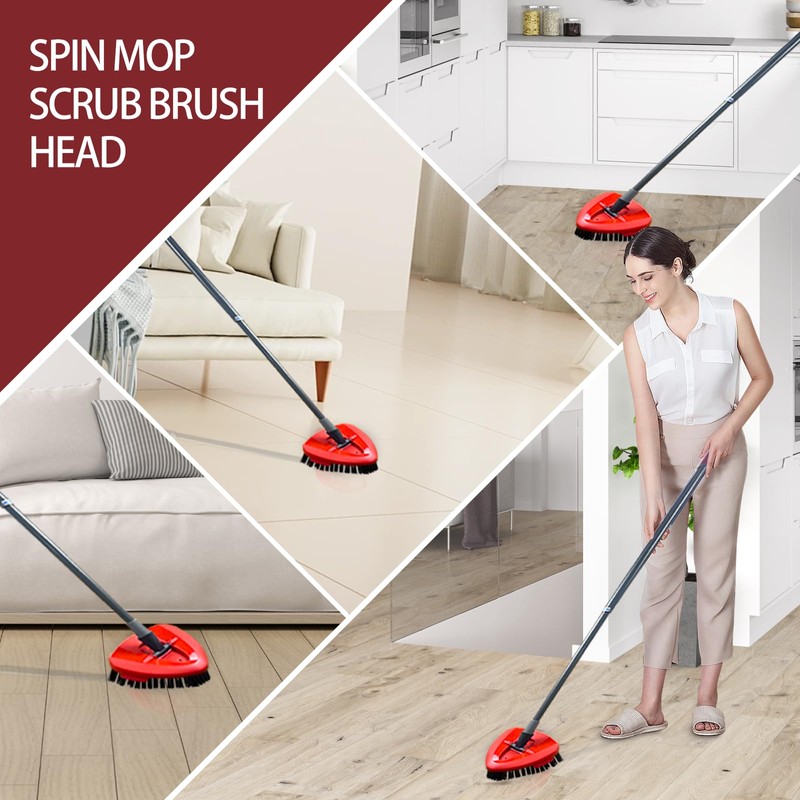 Spin Mop Scrubber Head for Vlieda EasyWring 1-Tank System, Triangle