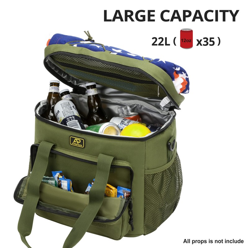 Lunch Box for Men, Tactical Lunch Bag MOLLE Webbing Leakproof