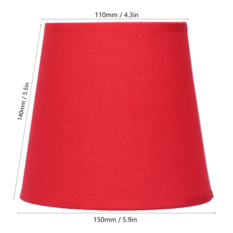 6Pcs Lampshade Modern Simple Cloth Art Inner Film Pendant Wall