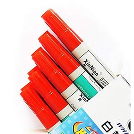 HAND ® XN 528 Whiteboard Markers - Bullet Point - Pack of 10 (Red)
