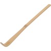1Pc Brown 18cm Bamboo Matcha Scoop Japanese Chashaku Hooked Green