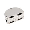 ZONADAH Upgraded Double Glass Door Lock Stainless Steel, Both Sides