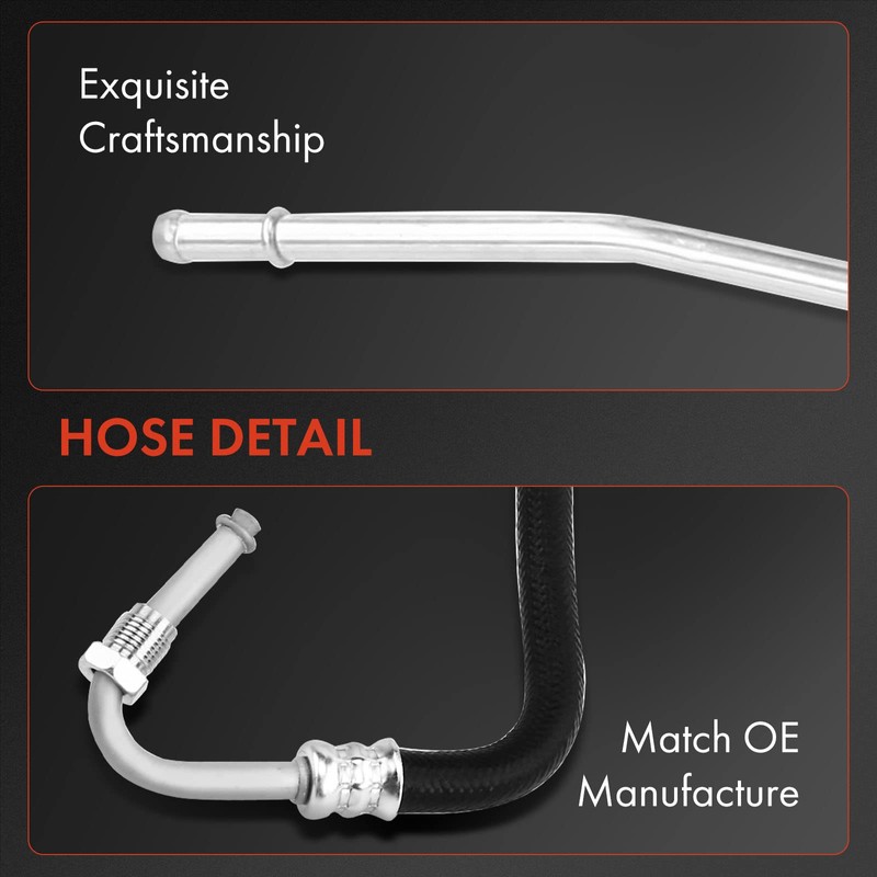 A-Premium Power Steering Return Hose Line Assembly Compatible with Volkswagen