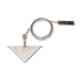 12' Pool Cage Cable White | Reliable Tie-Down Cable for Pool Enclosures