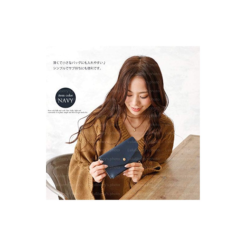 Lulu & berry Thin Long Wallet, Women's, Men's, Thin Wallet,