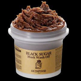 Skinfood Brown Sugar Pack Exfoliating Scrub Mask Wash Off 120g x 2 / 스킨푸드 흑설탕팩 각질제거 스크럽 마스크 워시 오프 120g x 2
