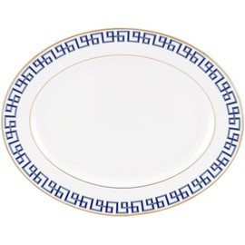 Lenox Darius Gold 13" Serving Platter, 2.55 LB, Blue