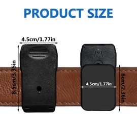 Xuoxeji Strong Magnetic Tool Holder, Heavy-Duty Magnet Belt Clip, Magnetic Tool Belts for Men for Holding Hardware Tools Such As Drill Bit, Hammers, Wrenches, Screws, Screwdrivers (1Pcs)