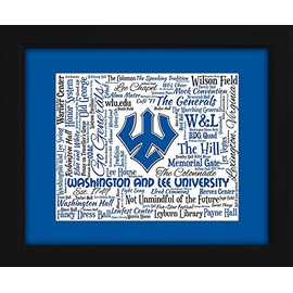 Washington and Lee University 16x20 Beautifully Framed Canvas Art Piece
