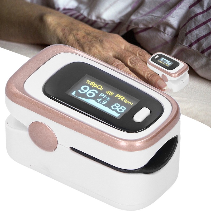 Fingertip Clamp Pulse Oximeter Blood LCD Display Oxygen Saturation Test