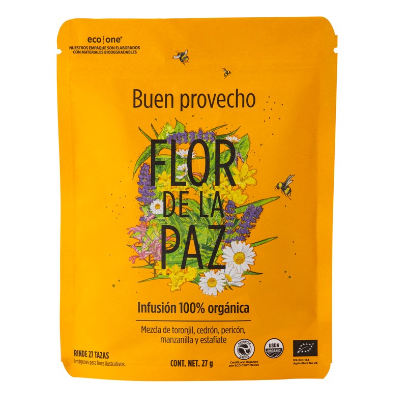 FLOR DE LA PAZ Kit de regalo con vaso infusor