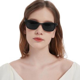 TJUTR Retro Oval Cat Eye Sunglasses for Women Vintage Narrow Shades Chic Cool Sunnies with UV400 Protection