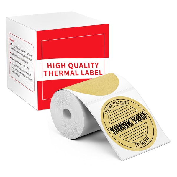 Ponek Round Label Compatible with M100/M110/M120/M260/M220/M150, 1.96" x 1.96"(50x50 mm),