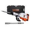 VEVOR Demolition Jack Hammer with 2/4/6 Chisel Bit, 360°C Swiveling