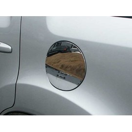 707Motoring Stainless Polished Chrome Gas Door Cover Trim (NOT a Replacement, Overlay Trim ONLY) 1PC, Compatible with Honda Pilot 2009-2015 (4-Door, SUV)