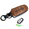Auttoop for Ford Dedicated Cover Key Fob Case Brown for