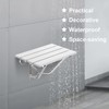 Folding Shower Seat & Chair Wall Mounted for Adults, Fold