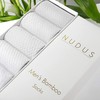 NUDUS Men’s White Quarter Socks, 5-Pair Gift Box, Premium Quality,