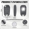TOOMUME Key Cover TPU Car Key Case Fits Peugeot 208