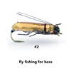 YAZHIDA Fly Fishing Flies, Simulated Insects, (Anoplophora chinensis)