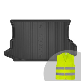 FROGUM DryZone Rubber Mat All Year Round Practical Car Boot Mat Boot Liner Suitable for Hyundai Tucson I 2004-2009 High Edge Robust and Durable