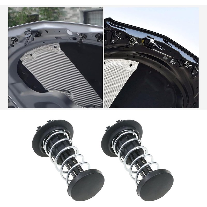 ACOLY 2Pcs Bonnet Hood Springs Compatible with C W204 E