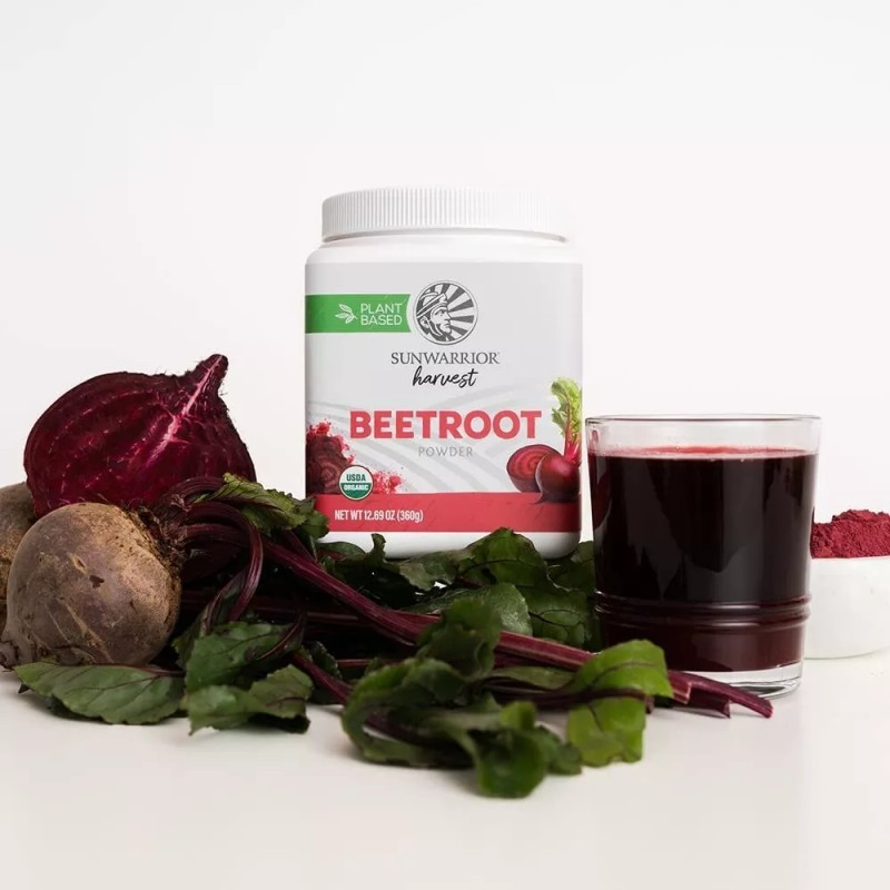 Sunwarrior Beet Root Powder Increase Stamina Blood Flow Circulation Nitric,