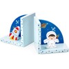 Mousehouse Gifts Wooden Children's Bookends for Boys or Girls Nursery