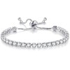 BAOKELAN Tennis Bracelet for Women Birthstone Bracelet with Cubic Zirconia