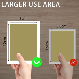 NECXON Baby Hand and Footprint Kit, 2 Large Inkless Print Pads Dog Paw Print kit New baby Gifts 4 Imprint Cards hand and Foot print for Baby Pet Paw Print Kit Keepsakes (Gold+Silver)