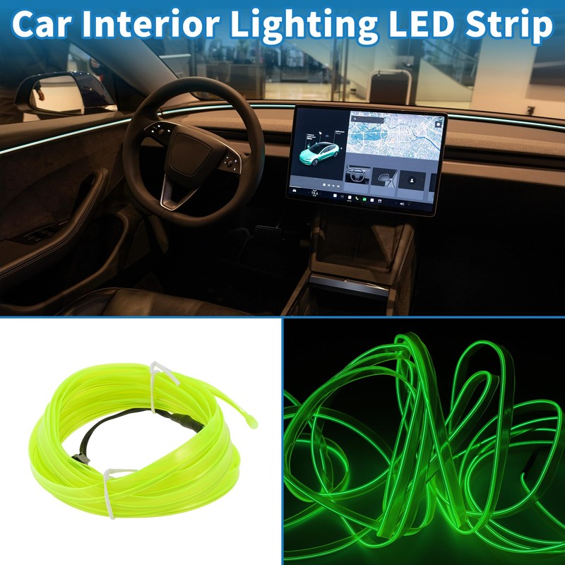 A ABSOPRO 3 Meter EL Wire Cable LED Glow String