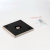 Metzler Surface-mounted doorbell made of stainless steel with bell push