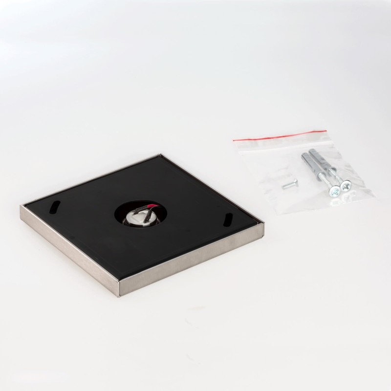 Metzler Surface-mounted doorbell made of stainless steel with bell push