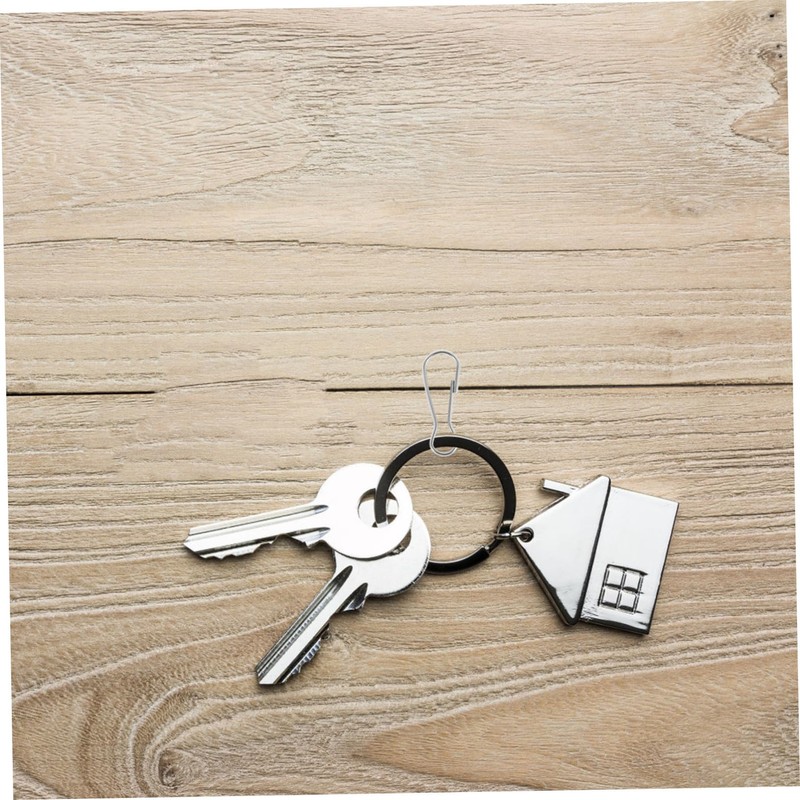 CIYODO 100pcs Stainless Steel Snap Hooks Metal Clip Lanyard Hook