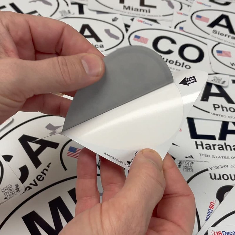 US Decal, Inc. Hardy, Arkansas Oval Sticker