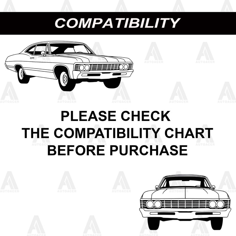 AUTOACER - Complete Rear Subframe Kit 7 Pcs - Rear