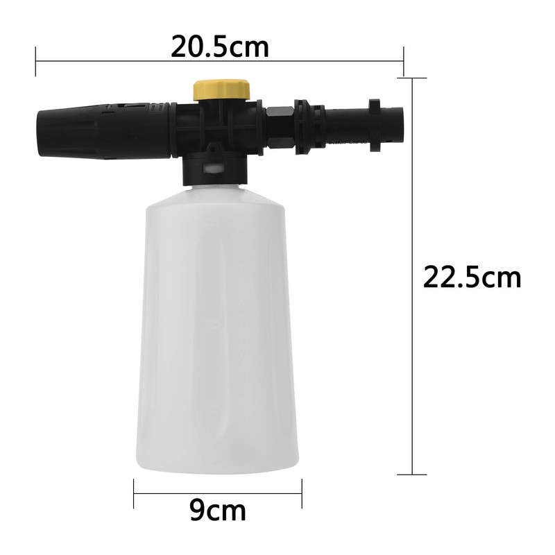 FUNTECK Foam Cannon for Karcher K Series, Adjustable Snow Cannon