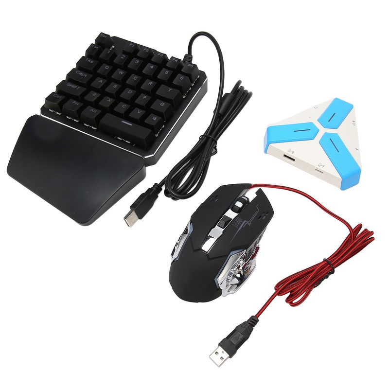 Keyboard Mouse Converter Combo Plug and Play Mobile Game Keypad