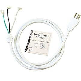 KitchenAid Stand Mixer Replacement White Cord for Model Number AP4926890 PS3489603 9701025 W10325327 W10164882