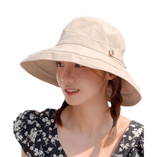 UNIVERSTOCK Women's UV Hat, UV Protection, Cute, Small Face, Korea,