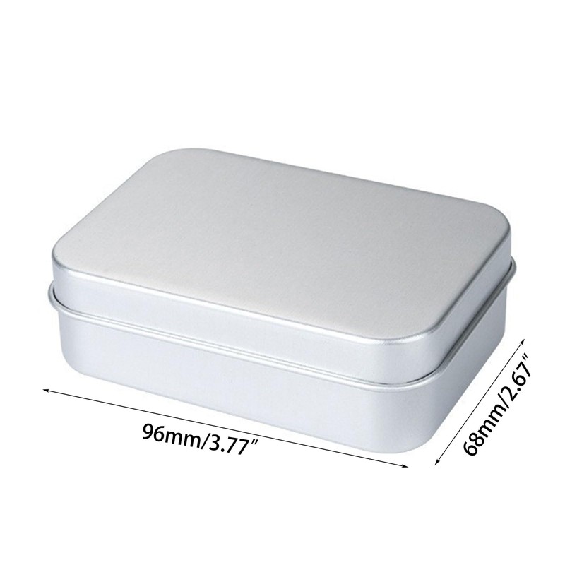 Practical Soap Box with Lid Aluminum Travel Soap Storage Case