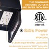 Porch Lights with GFCI Outlet, Dusk to Dawn Outdoor Lights