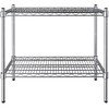 PRO&Family 18" x 30" NSF Chrome 2 Wire Shelf Kit