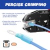 Crimping Tool Set, Ratchet Wire Crimper Tool For Heat Shrink,