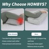 HOMBYS Shredded Memory Foam Knee Pillow for Side Sleepers, 5.5"